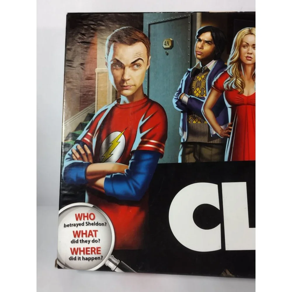 Clue The Big Bang Theory Edition Hasbro 2013 Mystery Board Game Complete